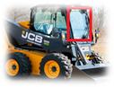 Стекло лобовое на Мини погрузчик JCB 135-225 Eco