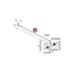Секция телескопирования пятая ИТ150-00.11.06.000 Inman IT150