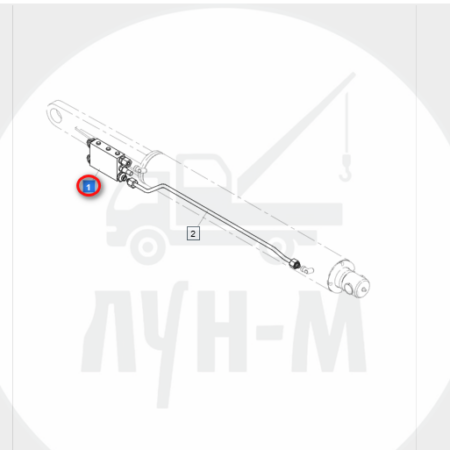 Клапан на гц 1й стрелы UV508-275 на Инман PALFINGER