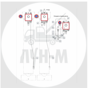 КЛАПАН ГИДРАВЛИЧЕСКИЙ UV510-370 на Инман PALFINGER